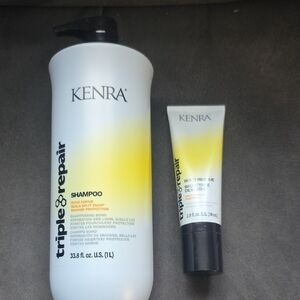 Yellow and Black Kids Shampoo and Conditioner Set